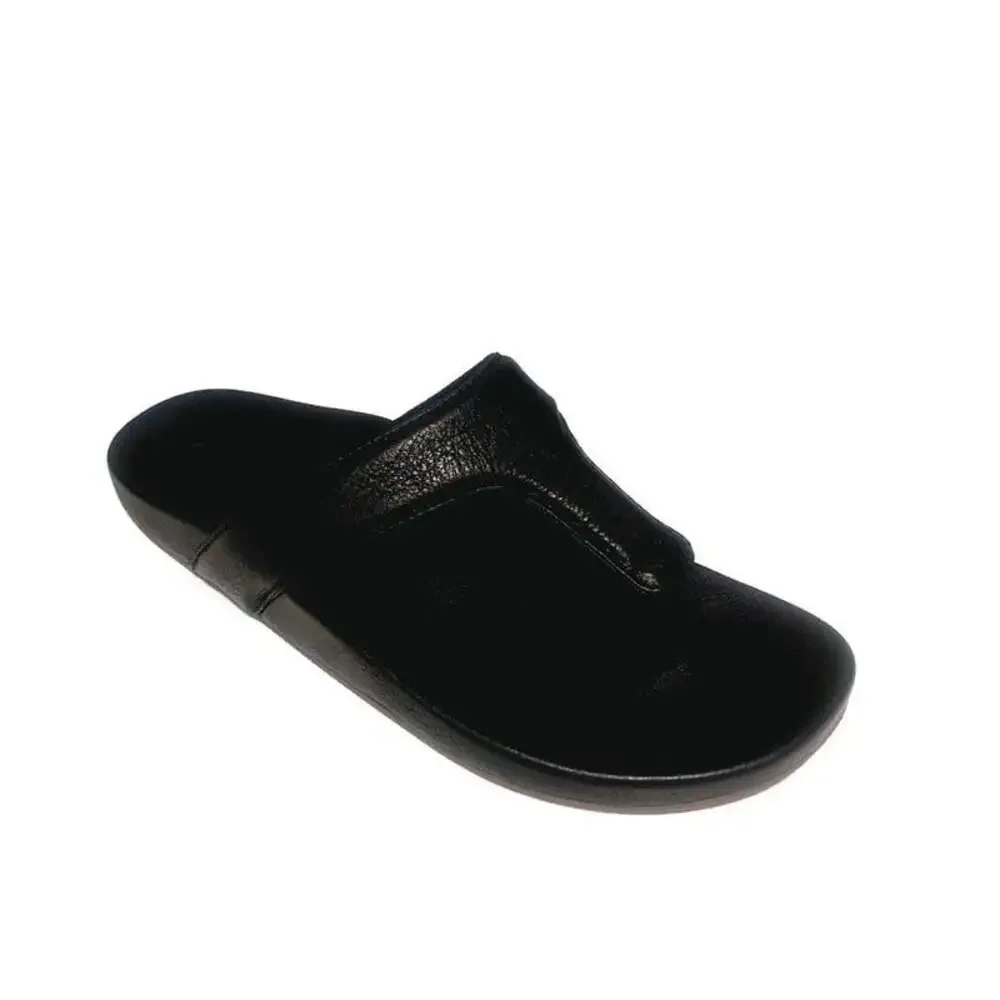 Olukai Kipe'a Lipi Womens Size 9 EU 39 Leather Flip Flop Thong Sandals Black NWT